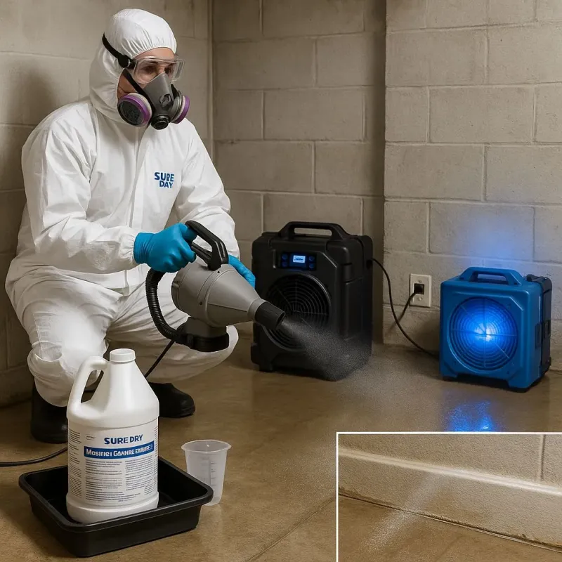 Sanitization and Odor Removal process in Merrick, NY
